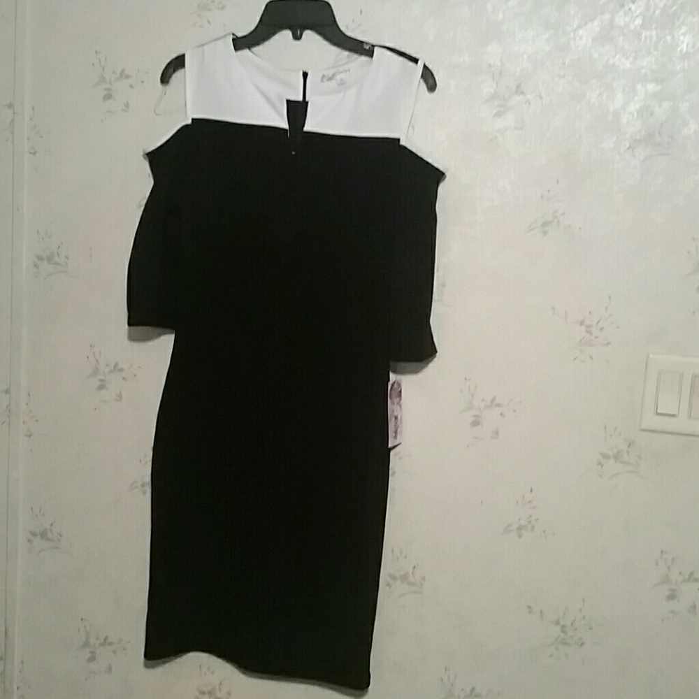 Black and white dress